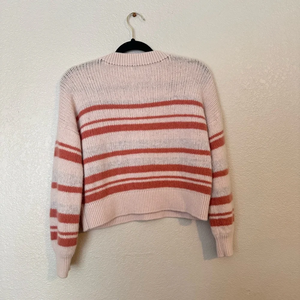 Margaret O’Leary‎ Cashmere Striped Sweater - Picture 5 of 6